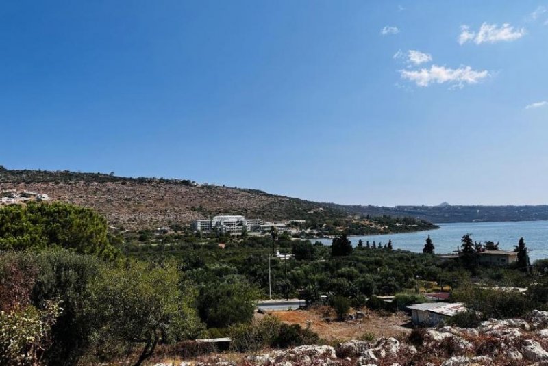 Souda Kreta, Souda: Erstklassiges 500 m² großes Grundstück mit atemberaubender Aussicht auf die Souda-Bucht Grundstück kaufen